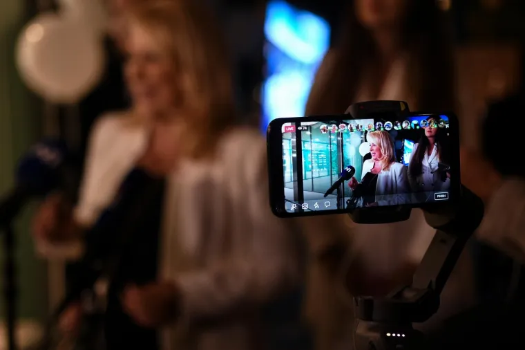 NASMIJE&Scaron;ENA &Scaron;KARE OŽBOLT: Atmosfera u stožeru kandidatkinje za zagrebačku gradonačelnicu