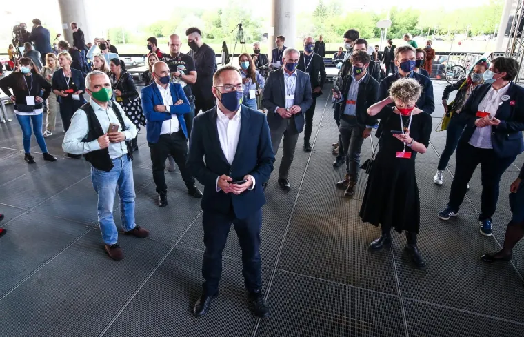 16.05.2021., Zagreb -  Tomislav Toma&scaron;ević, Ivana Kekin.