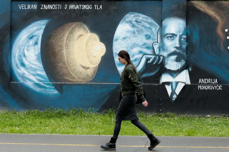 Ponos svih Osječana: Pogledajte mural posvećen hrvatskim velikanima znanosti