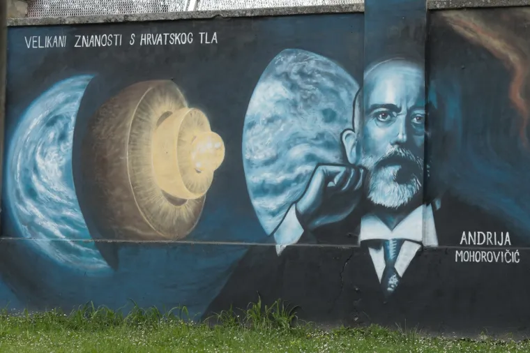Ponos svih Osječana: Pogledajte mural posvećen hrvatskim velikanima znanosti