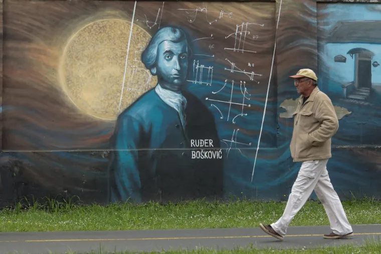 Ponos svih Osječana: Pogledajte mural posvećen hrvatskim velikanima znanosti