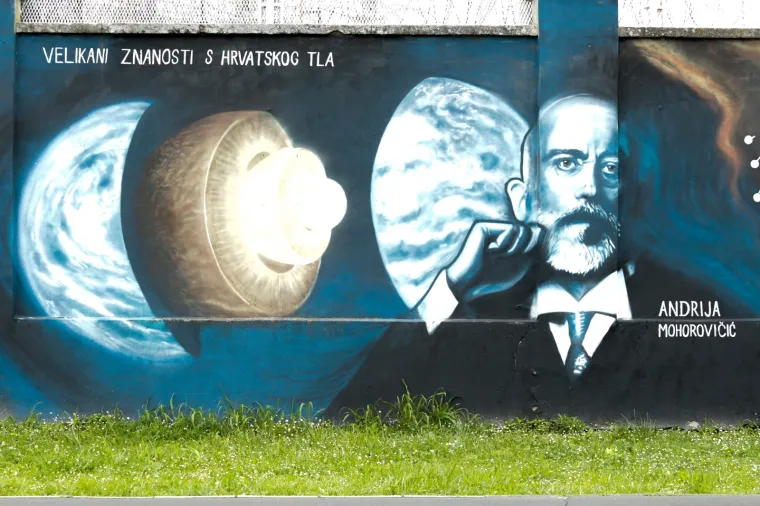 Ponos svih Osječana: Pogledajte mural posvećen hrvatskim velikanima znanosti