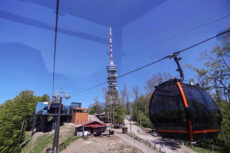 Pogledajte Zagreb na dlanu: Ovako je protekla probna vožnja žičarom do vrha Sljemena