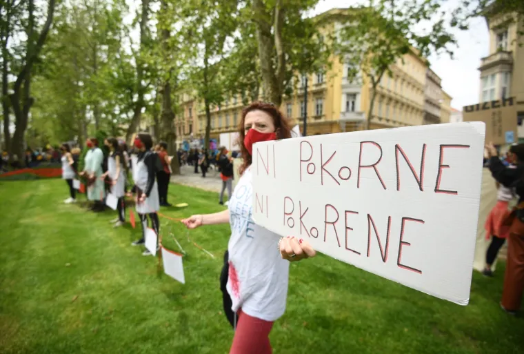 Prosvjed protiv "Hoda za život"