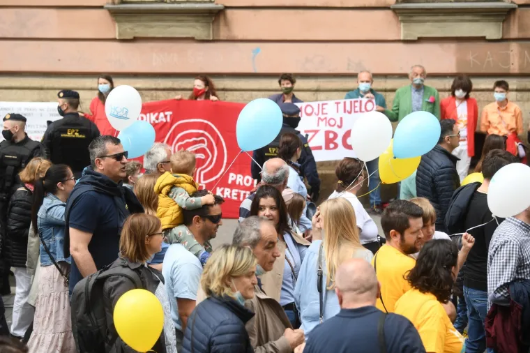 Prosvjed protiv "Hoda za život"