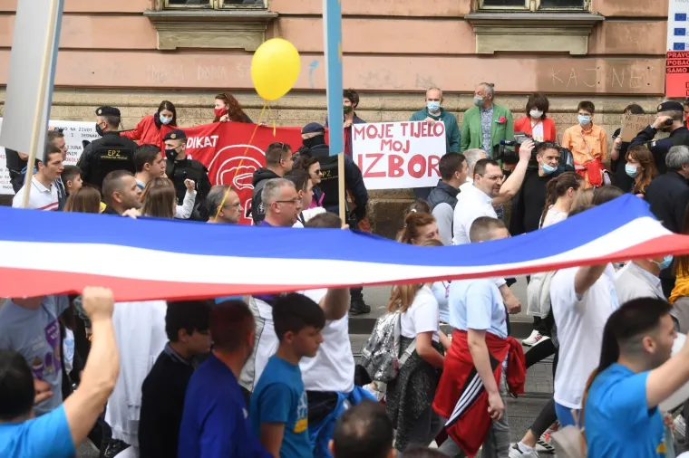 Prosvjed protiv "Hoda za život"