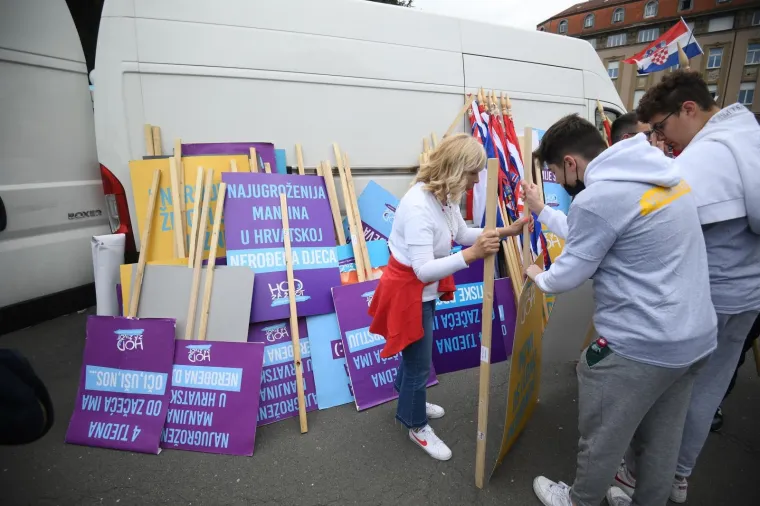 Hod za život u Zagrebu i Imotskom