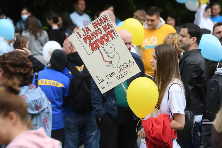Hod za život u Zagrebu i Imotskom