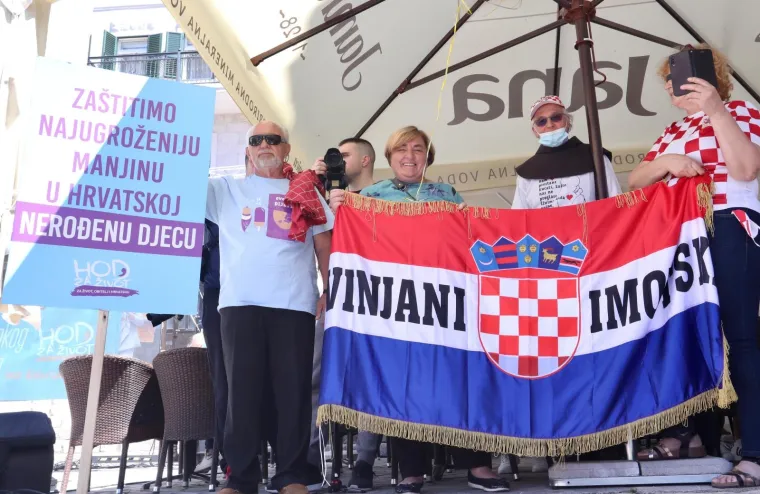 Hod za život u Zagrebu i Imotskom
