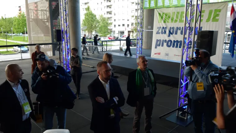 Izborni stožer kandidata za zagrebačkog gradonačelnika Tomislava Toma&scaron;evića