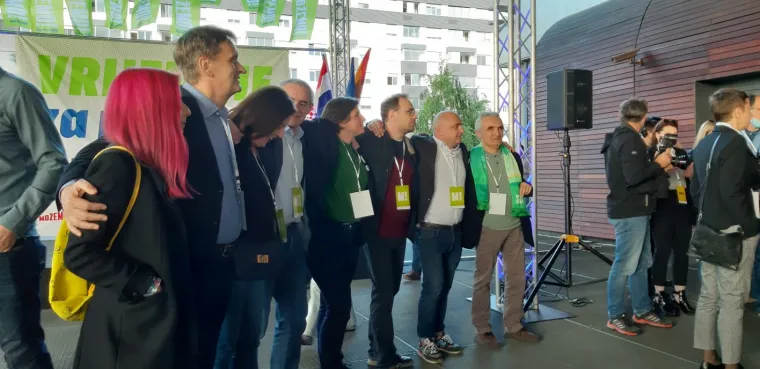 Izborni stožer kandidata za zagrebačkog gradonačelnika Tomislava Toma&scaron;evića