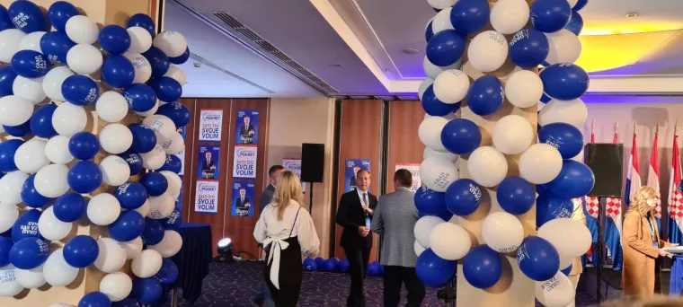 Izborni stožer kandidata za zagrebačkog gradonačelnika Miroslava &Scaron;kore