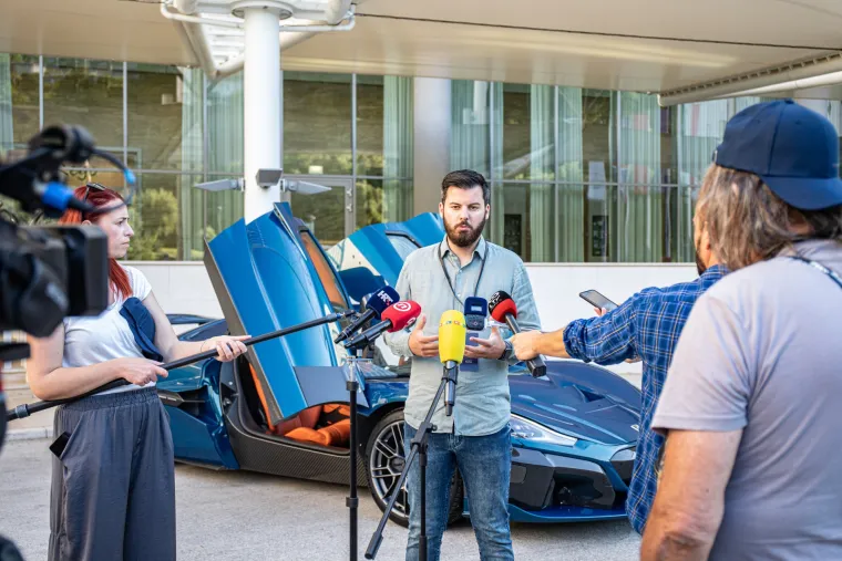Mate Rimac u Dubrovniku predstavio Neveru: 'Ovaj auto pomiče granice'