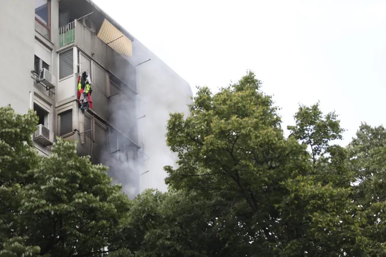 Gorio stan u Novom Zagrebu. U Trnskom je izbio veliki požar: 'Vatra je zahvatila jo&scaron; nekoliko stanova'