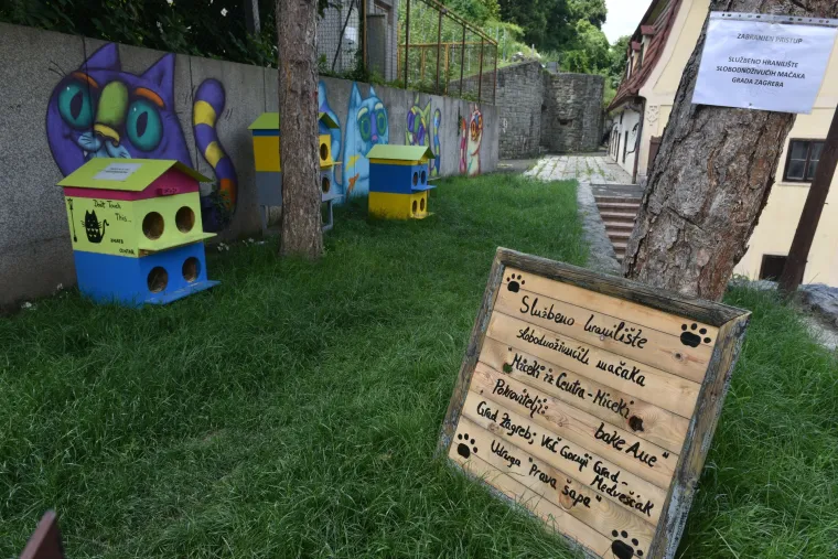 U Zagrebu prvo legalno hranili&scaron;te uličnih mačaka