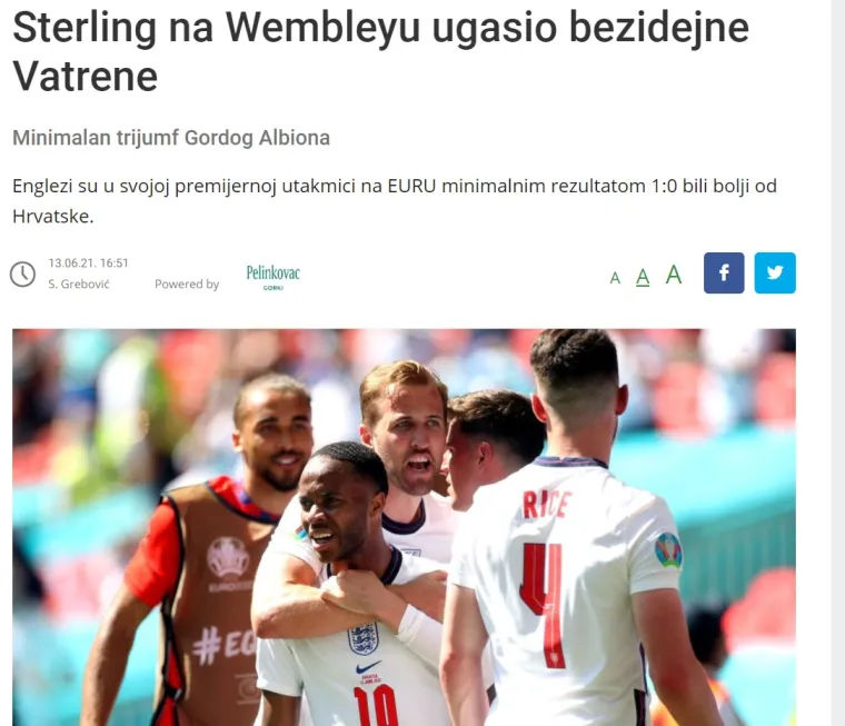 Srpski mediji nemilosrdni prema Hrvatima, evo što pišu nakon poraza Vatrenih