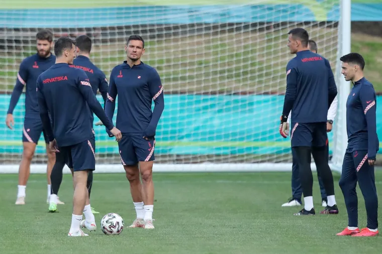 Hrvatska nogometna reprezentacija odradila je trening uoči utakmice sa Škotskom na Europskom prvenstvu