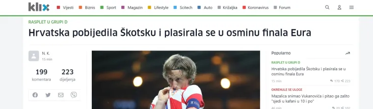 Vatreni na naslovnicama susjeda, srpski mediji prozvali Peri&scaron;ića na&scaron;im zlatom: 'Hrvati su bili goropadni...'