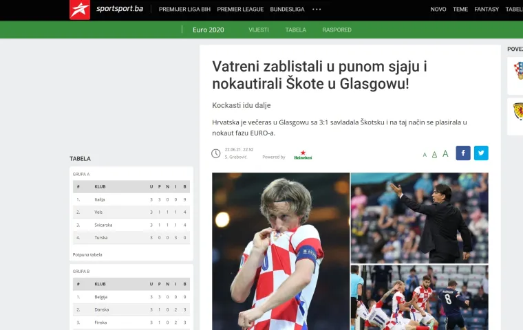 Vatreni na naslovnicama susjeda, srpski mediji prozvali Peri&scaron;ića na&scaron;im zlatom: 'Hrvati su bili goropadni...'