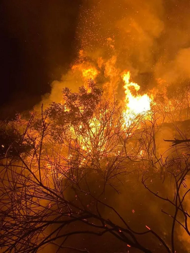 Požar u Župi Dubrovačkoj sinoć izbio požar: Buknuo je zbog nestručnog navijačkog rukovanja bakljama?