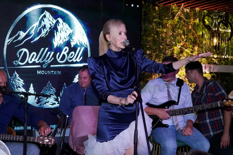 Nastup Jelene Rozge u restoranu Dolly Bell u Beogradu.   Photo: Antonio Ahel/ATAImages.
