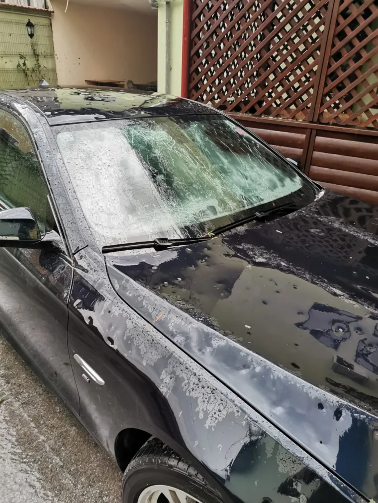 Nevrijeme u Požegi: Padao led veličine oraha i stanovnicima zadao probleme