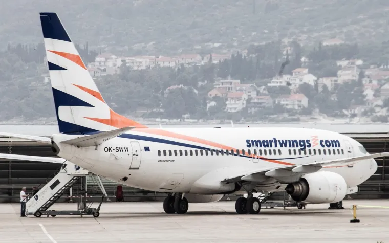 Pogledajte prizore iz Zračne luke Split gdje je prizemljen češki putnički avion zbog dojave o bombi