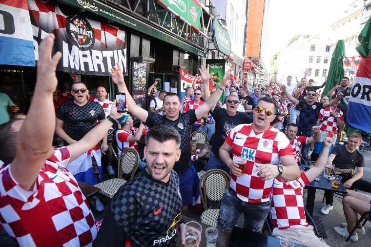 Navijači Vatrenih u Kopenhagenu