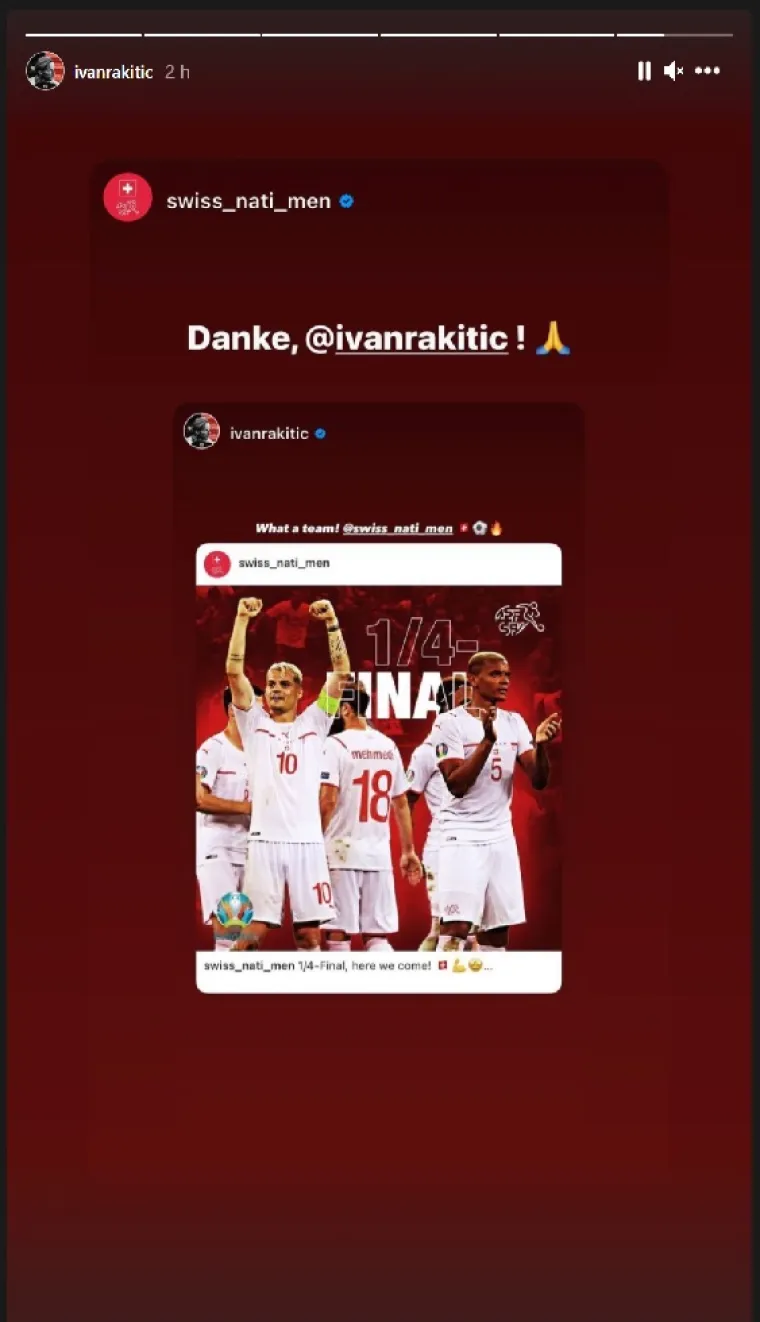 Rakitić se obratio samo &Scaron;vicarcima, Hrvatsku nigdje nije ni spomenuo