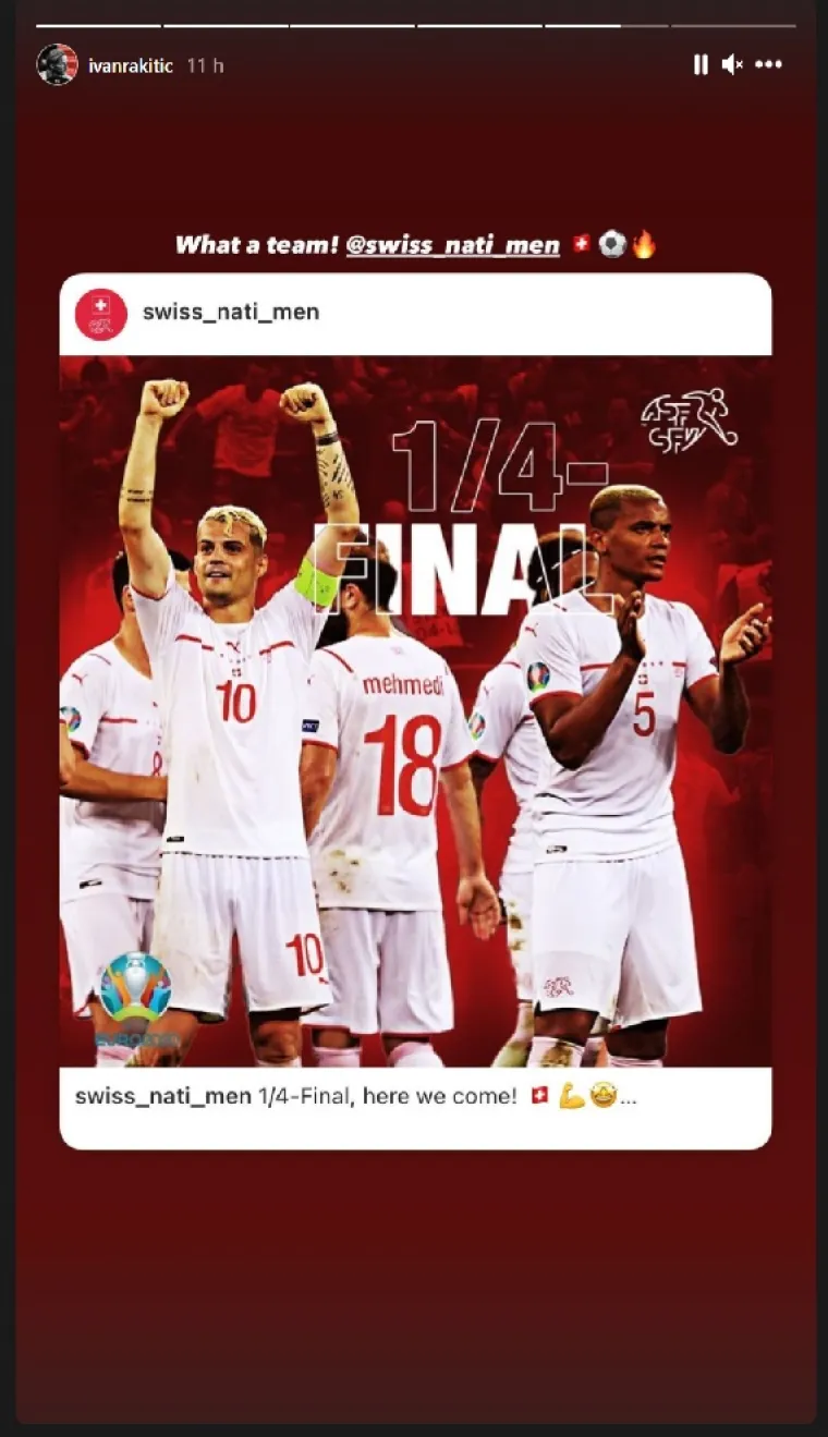 Rakitić se obratio samo &Scaron;vicarcima, Hrvatsku nigdje nije ni spomenuo