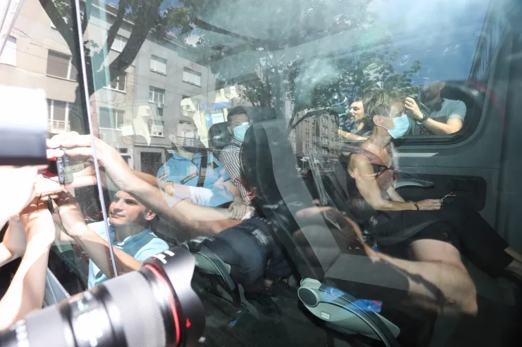 Privođenje osumnjičenih u prostorije USKOK-a