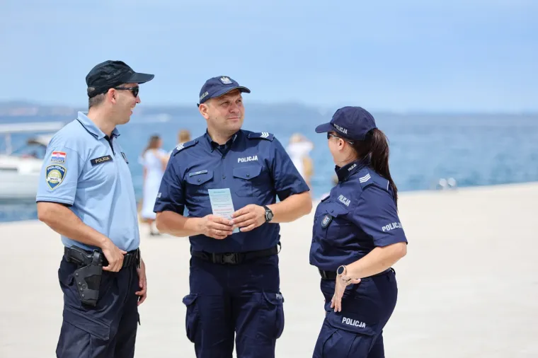 Zadarskoj policiji u ispomoć stigla policija iz Austrije, Mađarske i Poljske