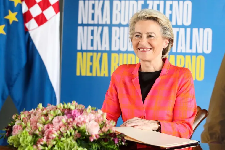 Ursula von der Leyen stigla je u Zagreb: Stižu milijarde eura! Komisija odobrila hrvatski nacionalni plan oporavka