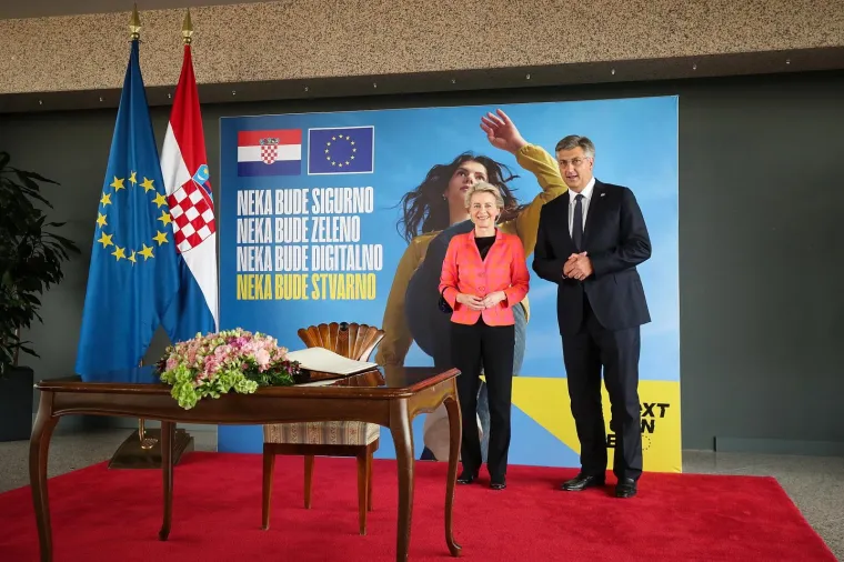 Ursula von der Leyen stigla je u Zagreb: Stižu milijarde eura! Komisija odobrila hrvatski nacionalni plan oporavka