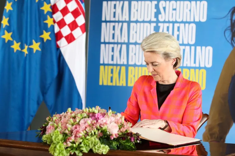 Ursula von der Leyen stigla je u Zagreb: Stižu milijarde eura! Komisija odobrila hrvatski nacionalni plan oporavka