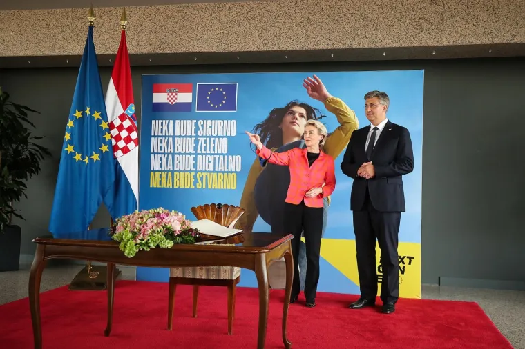 Ursula von der Leyen stigla je u Zagreb: Stižu milijarde eura! Komisija odobrila hrvatski nacionalni plan oporavka