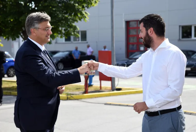 Ursula von der Leyen, Andrej Plenković u posjetu Rimac automobili