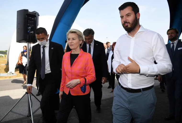 Ursula von der Leyen, Andrej Plenković u posjetu Rimac automobili