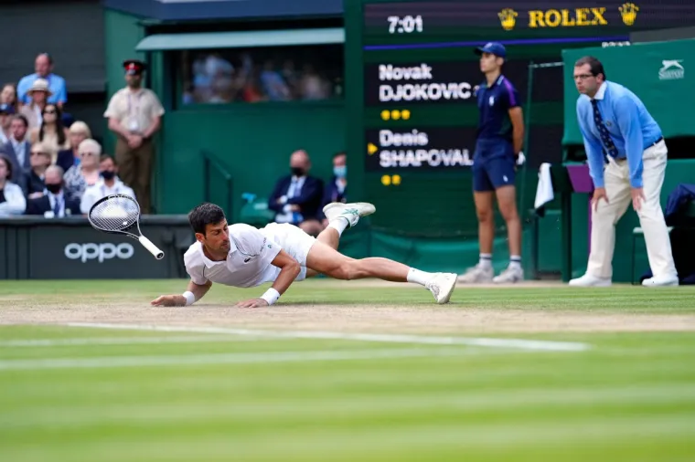 Genijalni Nole u jednom trenutku se potrgao, pa nakon pobjede priznao: 'Denis je bio bolji od mene u prva dva seta'