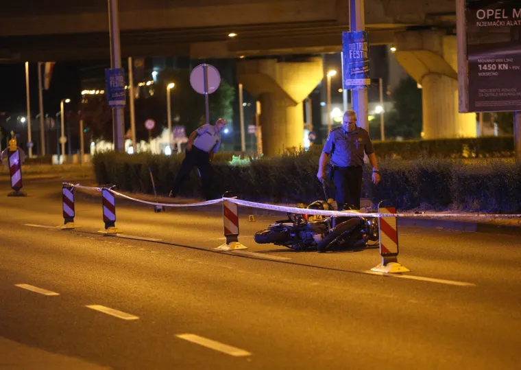 U te&scaron;koj prometnoj nesreći u Zagrebu poginuo motociklist