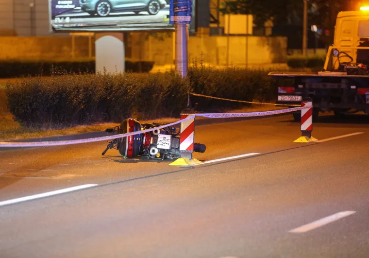 U te&scaron;koj prometnoj nesreći u Zagrebu poginuo motociklist