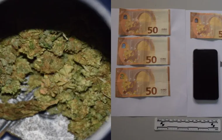 Osumnjičeni 41-godi&scaron;njak u automobilu skrivao 1,7 kilograma konoplje s namjerom daljnje preprodaje