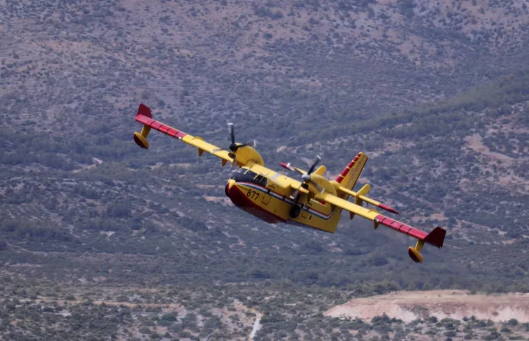 Uga&scaron;en požar nedaleko Trogira