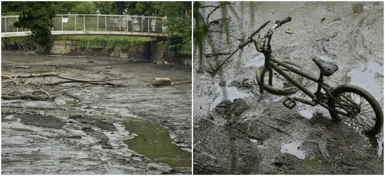 Počeli radovi u Maksimiru! Čistili mulj sa dna, a iz njega 'izronio' - stari bicikl!
