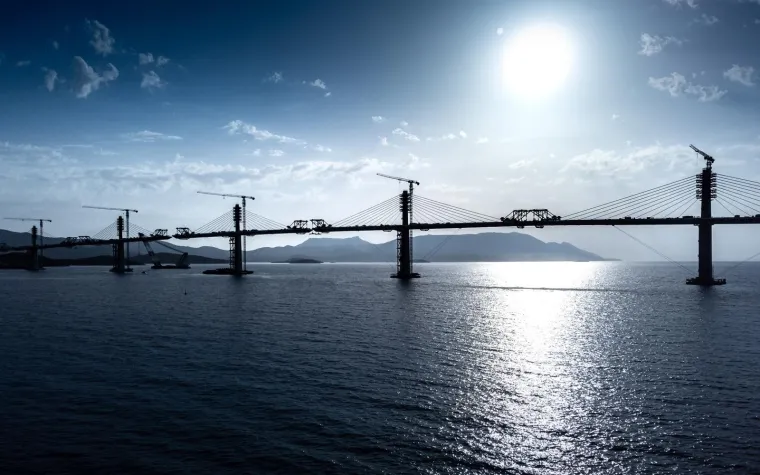 Fantastičan prizor: Pogledajte kako Pelje&scaron;ki most izgleda iz zraka