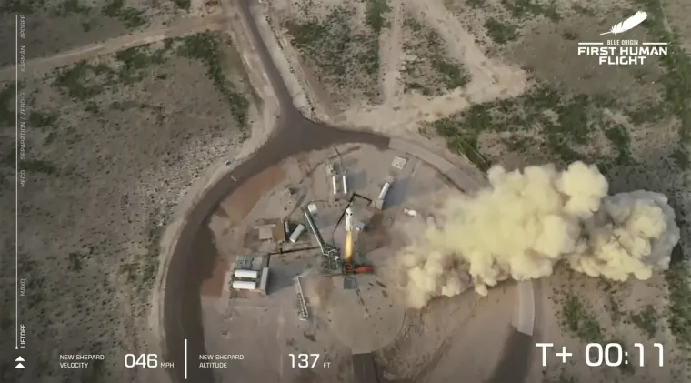 Najbogatiji čovjek svijeta Jeff Bezos do&scaron;ao do ruba svemira i uspje&scaron;no sletio natrag na Zemlju