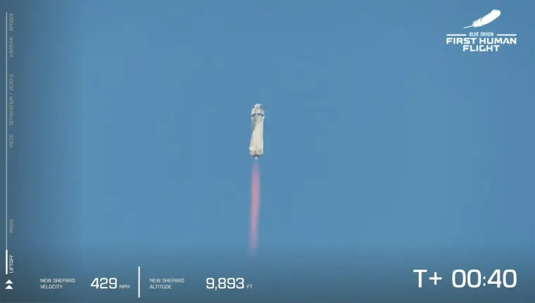 Najbogatiji čovjek svijeta Jeff Bezos do&scaron;ao do ruba svemira i uspje&scaron;no sletio natrag na Zemlju