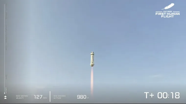 Najbogatiji čovjek svijeta Jeff Bezos do&scaron;ao do ruba svemira i uspje&scaron;no sletio natrag na Zemlju