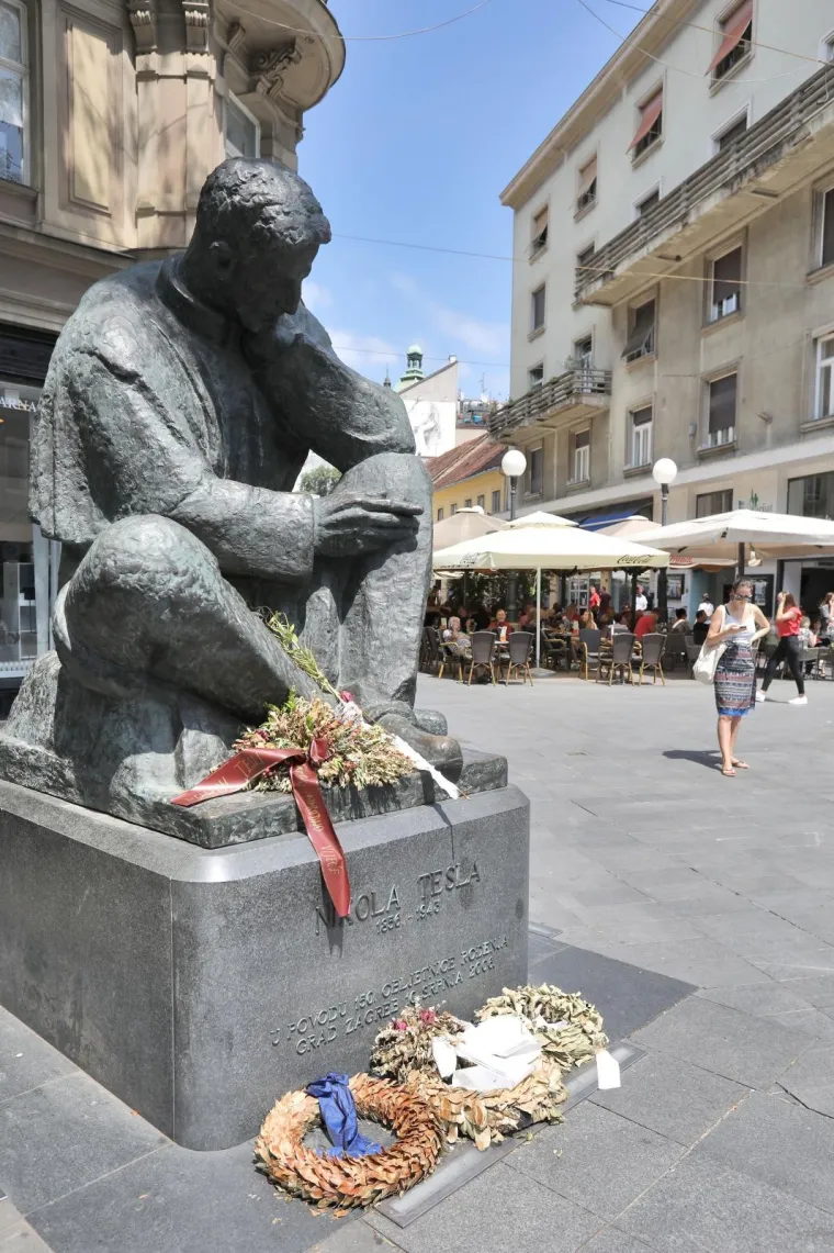 Tesla će biti na kovanicama eura, no koliko smo brižni prema izumitelju oslikava ova fotografija iz Zagreba