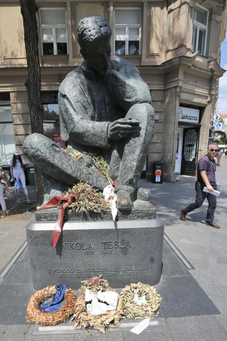 Tesla će biti na kovanicama eura, no koliko smo brižni prema izumitelju oslikava ova fotografija iz Zagreba